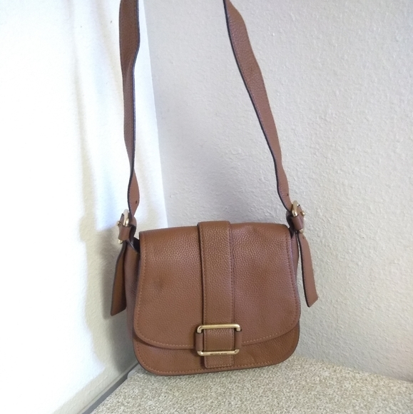Michael Kors Brown Pebbled Leather Bag